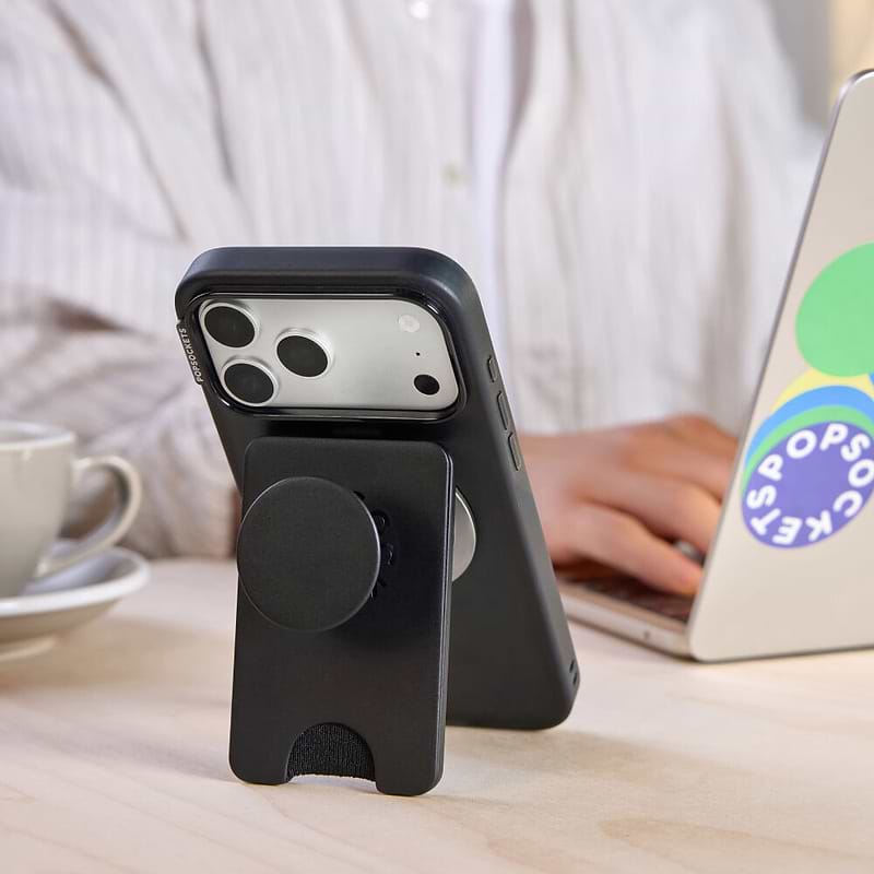 Black &mdash; MagSafe Kick-Out PopWallet+ & Stand image number 11